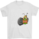 Blood Sweat Bikes & Beer Funny Motorcycle Mens T-Shirt Cotton Gildan White