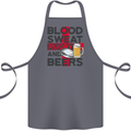 Blood Sweat Rugby and Beers England Funny Cotton Apron 100% Organic Steel