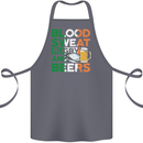 Blood Sweat Rugby and Beers Ireland Funny Cotton Apron 100% Organic Steel