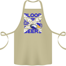 Blood Sweat Rugby and Beers Scotland Funny Cotton Apron 100% Organic Khaki