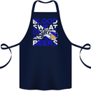 Blood Sweat Rugby and Beers Scotland Funny Cotton Apron 100% Organic Navy Blue