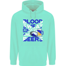 Blood Sweat Rugby and Beers Scotland Funny Mens 80% Cotton Hoodie Peppermint