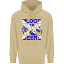 Blood Sweat Rugby and Beers Scotland Funny Mens 80% Cotton Hoodie Sand