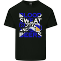 Blood Sweat Rugby and Beers Scotland Funny Mens Cotton T-Shirt Tee Top Black
