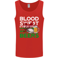 Blood Sweat Rugby and Beers Wales Funny Mens Vest Tank Top Red