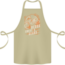 Blood Sweat and Gears Motocross Dirt Bike Cotton Apron 100% Organic Khaki