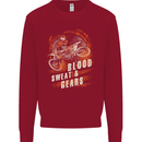 Blood Sweat and Gears Motocross Dirt Bike Kids Sweatshirt Jumper Red
