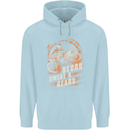 Blood Sweat and Gears Motocross Dirt Bike Mens 80% Cotton Hoodie Light Blue