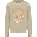 Blood Sweat and Gears Motocross Dirt Bike Mens Sweatshirt Jumper Sand