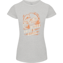 Blood Sweat and Gears Motocross Dirt Bike Womens Petite Cut T-Shirt Sports Grey