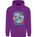 Bloop Bloop Funny Fishing Fisherman Childrens Kids Hoodie Purple