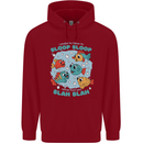 Bloop Bloop Funny Fishing Fisherman Childrens Kids Hoodie Red