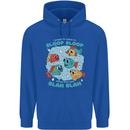 Bloop Bloop Funny Fishing Fisherman Childrens Kids Hoodie Royal Blue