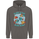 Bloop Bloop Funny Fishing Fisherman Mens 80% Cotton Hoodie Charcoal