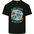Bloop Bloop Funny Fishing Fisherman Mens Cotton T-Shirt Tee Top Black