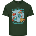 Bloop Bloop Funny Fishing Fisherman Mens Cotton T-Shirt Tee Top Forest Green