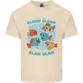 Bloop Bloop Funny Fishing Fisherman Mens Cotton T-Shirt Tee Top Natural