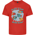 Bloop Bloop Funny Fishing Fisherman Mens Cotton T-Shirt Tee Top Red