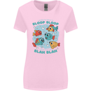 Bloop Bloop Funny Fishing Fisherman Womens Wider Cut T-Shirt Light Pink