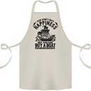 Boats You Can't Buy Hapiness Sailor Sailing Cotton Apron 100% Organic Natural