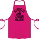 Boats You Can't Buy Hapiness Sailor Sailing Cotton Apron 100% Organic Pink