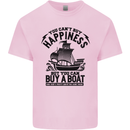 Boats You Can't Buy Hapiness Sailor Sailing Mens Cotton T-Shirt Tee Top Light Pink