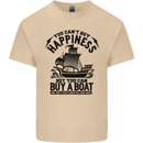 Boats You Can't Buy Hapiness Sailor Sailing Mens Cotton T-Shirt Tee Top Sand