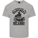 Boats You Can't Buy Hapiness Sailor Sailing Mens Cotton T-Shirt Tee Top Sports Grey