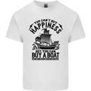 Boats You Can't Buy Hapiness Sailor Sailing Mens Cotton T-Shirt Tee Top White