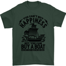 Boats You Can't Buy Hapiness Sailor Sailing Mens T-Shirt Cotton Gildan Forest Green