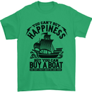 Boats You Can't Buy Hapiness Sailor Sailing Mens T-Shirt Cotton Gildan Irish Green
