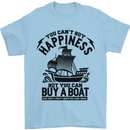 Boats You Can't Buy Hapiness Sailor Sailing Mens T-Shirt Cotton Gildan Light Blue