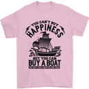 Boats You Can't Buy Hapiness Sailor Sailing Mens T-Shirt Cotton Gildan Light Pink