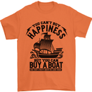 Boats You Can't Buy Hapiness Sailor Sailing Mens T-Shirt Cotton Gildan Orange