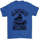 Boats You Can't Buy Hapiness Sailor Sailing Mens T-Shirt Cotton Gildan Royal Blue