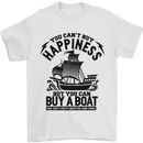 Boats You Can't Buy Hapiness Sailor Sailing Mens T-Shirt Cotton Gildan White