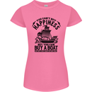 Boats You Can't Buy Hapiness Sailor Sailing Womens Petite Cut T-Shirt Azalea