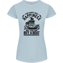 Boats You Can't Buy Hapiness Sailor Sailing Womens Petite Cut T-Shirt Light Blue