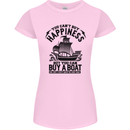 Boats You Can't Buy Hapiness Sailor Sailing Womens Petite Cut T-Shirt Light Pink