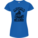 Boats You Can't Buy Hapiness Sailor Sailing Womens Petite Cut T-Shirt Royal Blue