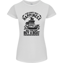 Boats You Can't Buy Hapiness Sailor Sailing Womens Petite Cut T-Shirt White