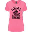 Boats You Can't Buy Hapiness Sailor Sailing Womens Wider Cut T-Shirt Azalea