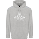 Bodybuilder Gym Training Top Bodybuilding Childrens Kids Hoodie Sports Grey