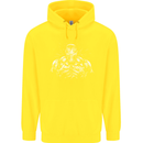 Bodybuilder Gym Training Top Bodybuilding Childrens Kids Hoodie Yellow