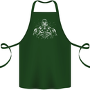 Bodybuilder Gym Training Top Bodybuilding Cotton Apron 100% Organic Forest Green