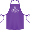 Bodybuilder Gym Training Top Bodybuilding Cotton Apron 100% Organic Purple