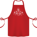 Bodybuilder Gym Training Top Bodybuilding Cotton Apron 100% Organic Red