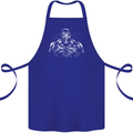 Bodybuilder Gym Training Top Bodybuilding Cotton Apron 100% Organic Royal Blue