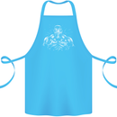 Bodybuilder Gym Training Top Bodybuilding Cotton Apron 100% Organic Turquoise