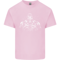 Bodybuilder Gym Training Top Bodybuilding Kids T-Shirt Childrens Light Pink